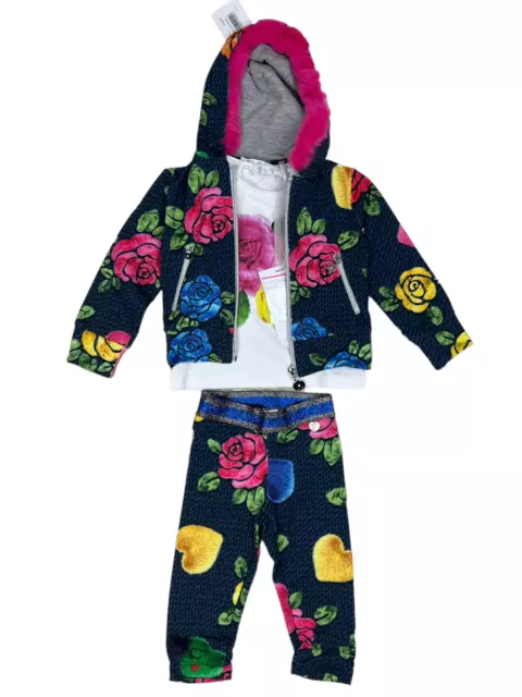 ELSY Tshirt jogger SET RRP Â£279 Designer Hoodie Pants Top AGE 7 YEARS Kids C102