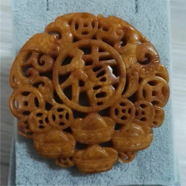 Chinese Ancient Pattern Charm Angular Hematite Pendant Necklace Pendants Making