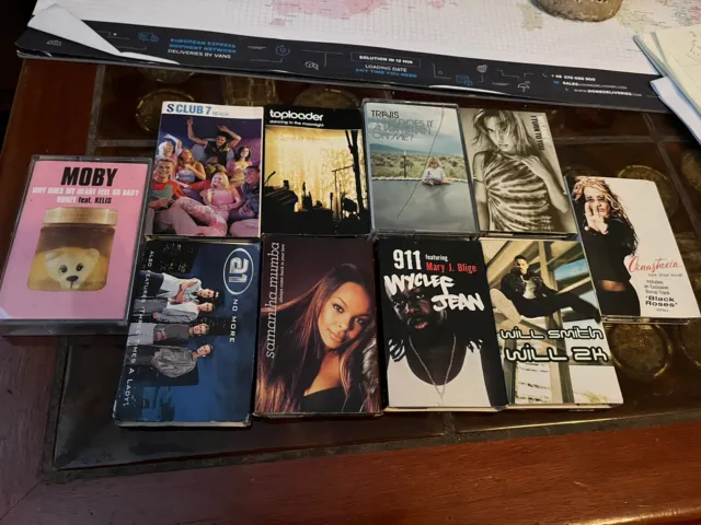 90s cassette tapes job lot Personal Collection Pop Classics Retro Vintage
