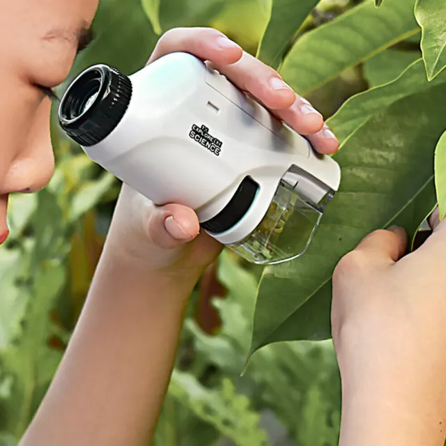 Pocket Microscope Science Toys Educational Microscope Kit for Kids Portable