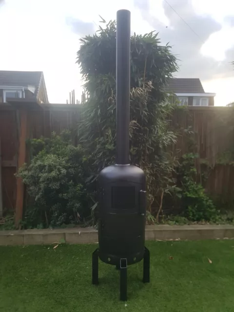 19kg Gas Bottle Wood burner/Log Burner/ Chiminea/outdoor heater.