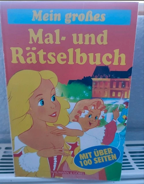 Großes Kinder Mal- und Rätselbuch mit über 100 Seiten