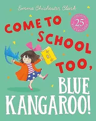 Komm auch zur Schule, blaues Känguru blaues Kangeroo, E