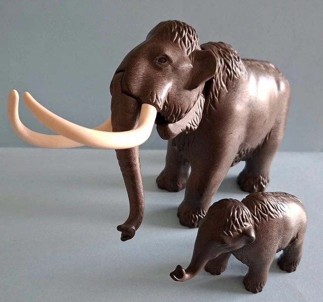 Playmobil Âge De Pierre – Mammouth Et Bébé (réf 5105) – Occasion