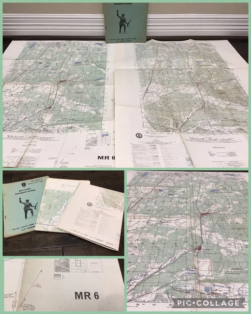 VTG TENINO WASHINGTON Topographic Map Defense Map Agency MR6 MR5 USA