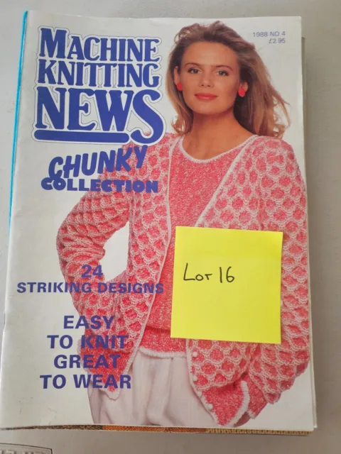 Knitting Machine Magazine: Machine Knitting News Mags Collectors X 9 (Lot 16)
