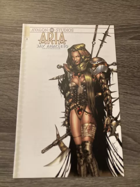 ARIA : ANACLETO SKETCHBOOK #1 ( Premium Variant) 1999 Avalon Image comics NM+