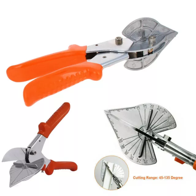Multi Angle Miter Cutter Shear Trim Bead Snips Tools Spare Blade 45-135 Degrees