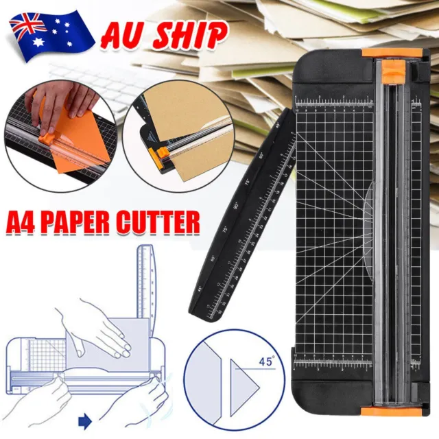 Heavy Duty A4 Paper Cutter Guillotine Card Photo Papers Trimmer Ruler Home Tool