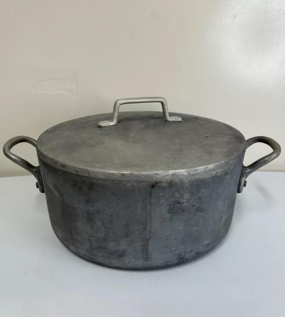Vintage MAGNALITE GHC PROFESSIONAL 5 Qt 4.5 L Stock Pot Dutch Oven Pan Lid