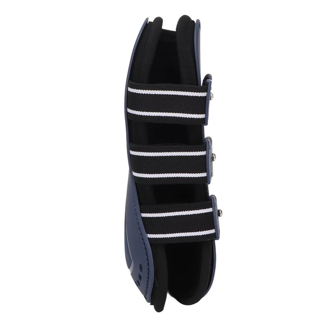 (M) 1 Pair Horse Front Leg Boots PU Shell Tendon Fetlock Brace Guard