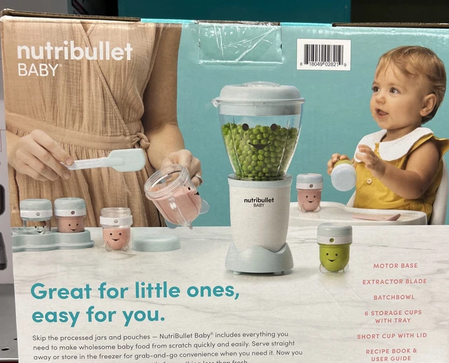 NEW Nutribullet   Food Blender 16 Piece NBY10100 Blue/white