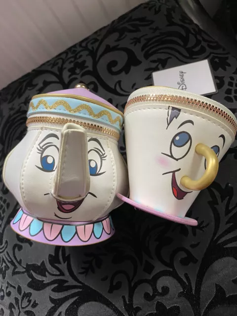 Disney Beauty and the Beast -Mrs Potts  & Chip Primark Purses New With Tags