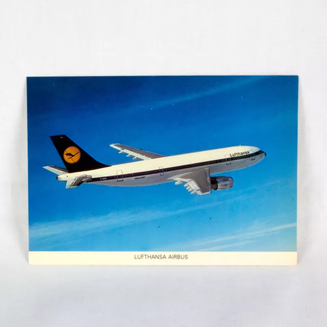 Lufthansa - Airbus A300 - Avion Carte Postale - Haut Qualité