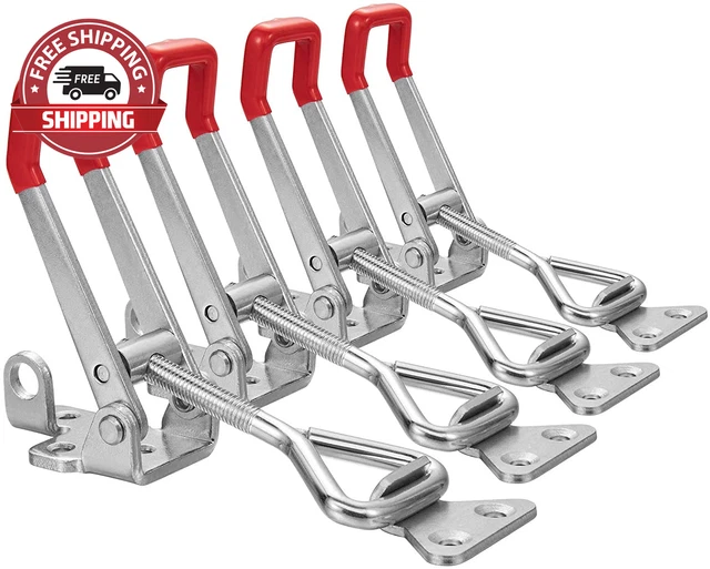 Accessbuy Heavy Duty Adjustable Toggle Latch Clamp 4003 Style,1320Lbs Holding Ca