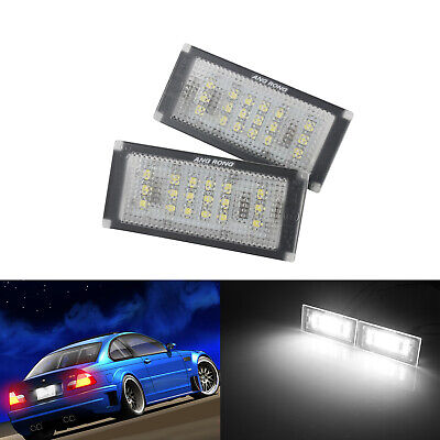 ANG RONG 2x Canbus LED Blanc Eclairage Plaque d'Immatriculation Pour BMW E46 M3 2004-2006 
