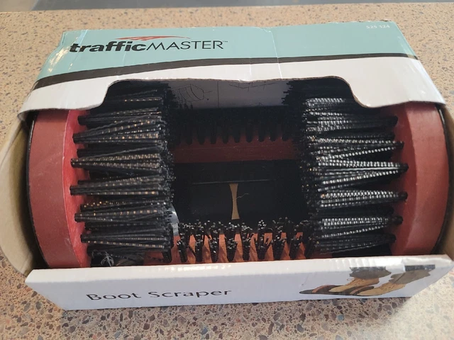 NEW Traffic Master Boot Scraper Model #523 324, Metal Frame & Hardwood Construct