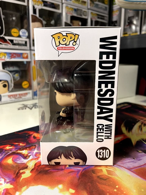 Funko POP! Wednesday #1310 Wednesday Addams with Cello Vinyl Figure w/Protector 2