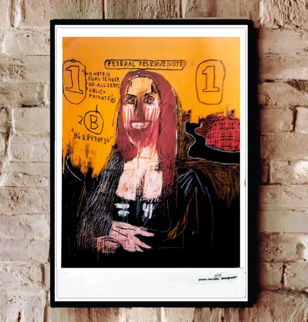 Jean-Michel Basquiat. " Mona Lissa ".Litografía Edicion Limitada de 300