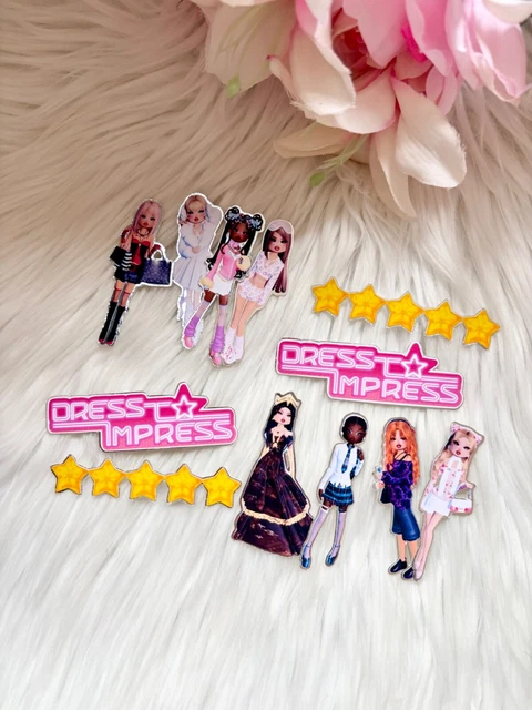 12 X ROBLOX dress to impress game cupcake toppers with or without sticks  party 5.49 - PicClick UK