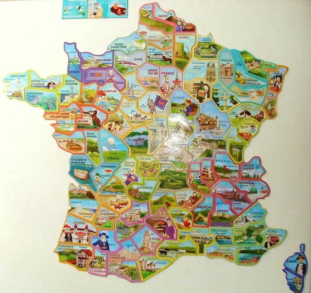LE GAULOIS Carte de France Complète 2008 Lot de 94 EUR 19,90 PicClick FR