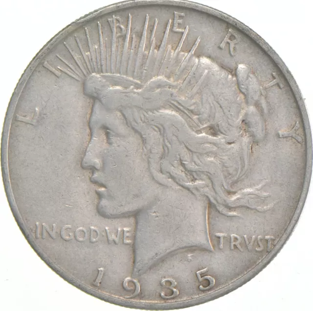 1935-S Peace US Silver Dollar - 90% San Francisco Minted