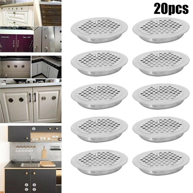 Rejilla de ventilación duradera armario enchufe de ventilación metal impermeable