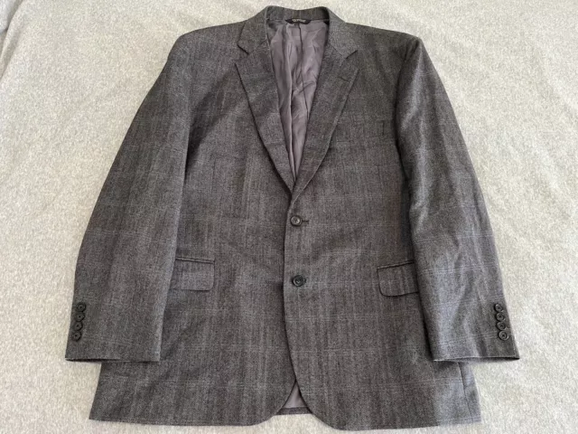 Brooks Brothers Madison Lanificio Campore Gray Jacket Blazer Sport Coat Mens 48R