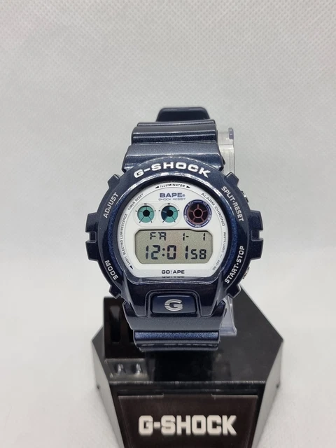 Super Rare Bape Ape Casio G Shock DW-6900 only 1000 been made