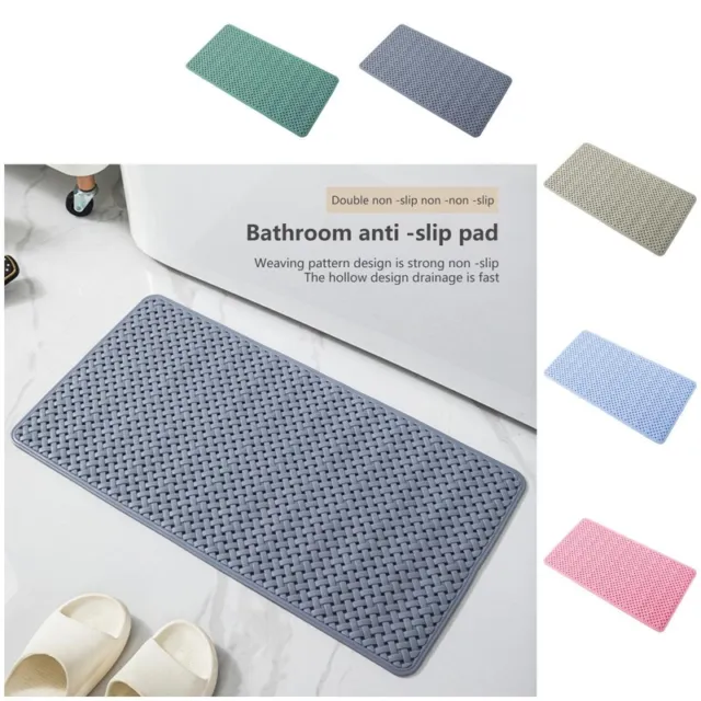 Alfombra de baño diseño de tejido multifuncional alfombra de ducha lavable a máquina suave