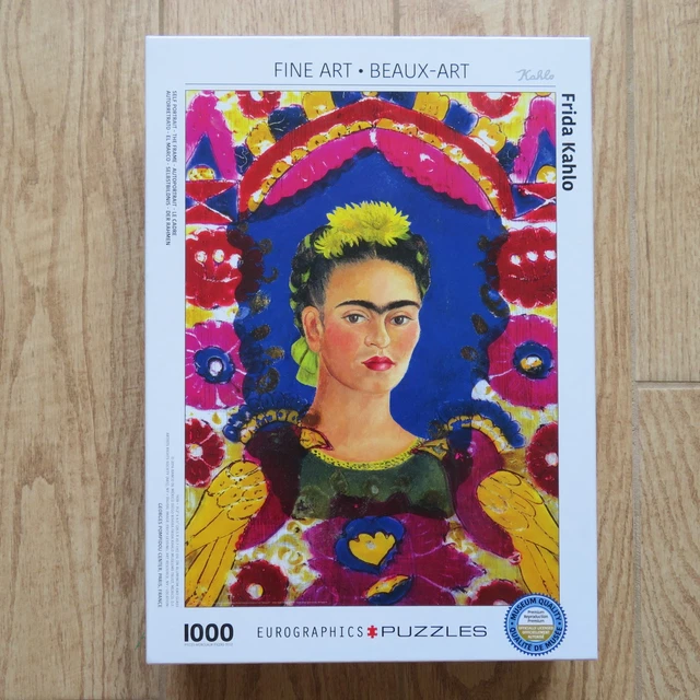 Puzzle 1000 Pièces Frida Kahlo 'Autoportrait - Le Cadre' - Eurographics - 68x48 Cm - Neuf