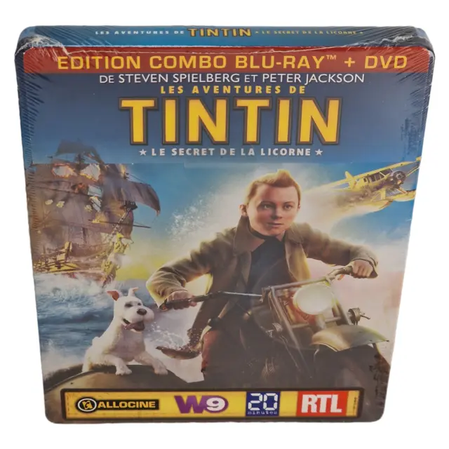 Tintin : Le Secret de la Licorne Blu-ray Steelbook Édition Collector Region B
