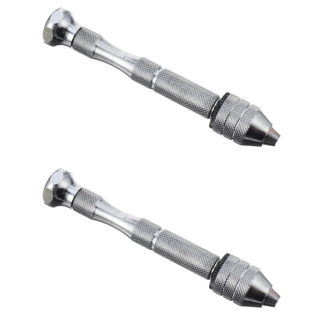 Herramienta de broca manual de broca de mano con tornillo de cabeza giratoria de 2 piezas para 0,1-3,5 mm