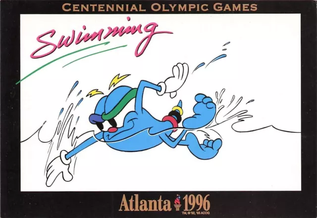 1996 Olympic Games Atlanta, original postcard.