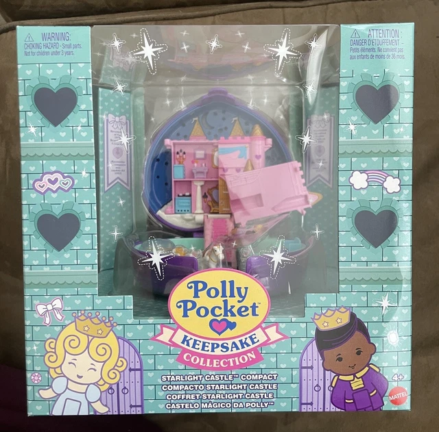 POLLY POCKET KEEPSAKE Collection Starlight Castle Compact Playset 25.