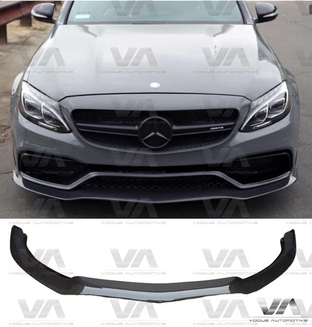 MERCEDES BENZ W205 Amg C63 Carbon Fibre Psm Style Front Bumper Lip
