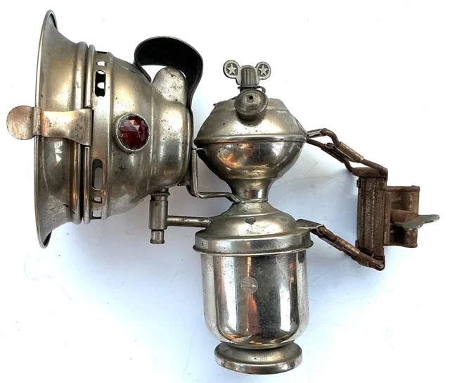 Lot 5 supports lampe acétylène AFA sur tige de potence neufs pour vélo ancien - Équipements vélos