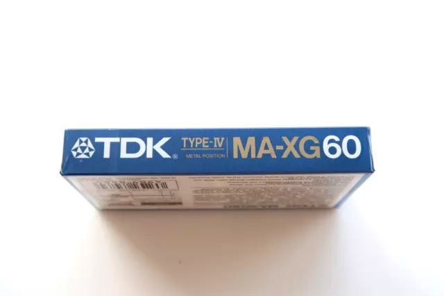 TDK MA-XG 60 Ultimate Metal Position Type IV Blank Audio Cassette - Japan 1986 3