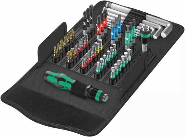 Wera Kraftform Kompakt 100 52 Piece Bitholding Screwdriver Set 05057460001