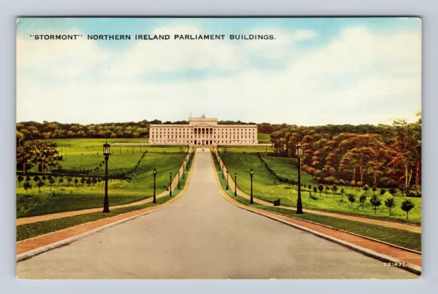 Stormont Northern Ireland Parliament Buildings, Vintage Postcard