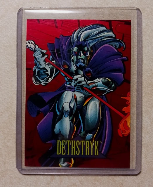 1993 Skybox Marvel Red Foil Chase Card Dethstryk 2099 Insert #8