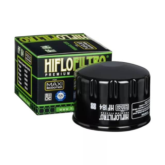 FITS PIAGGIO 400 Beverly Tourer 2008-2009 Hiflo Oil Filter HF184