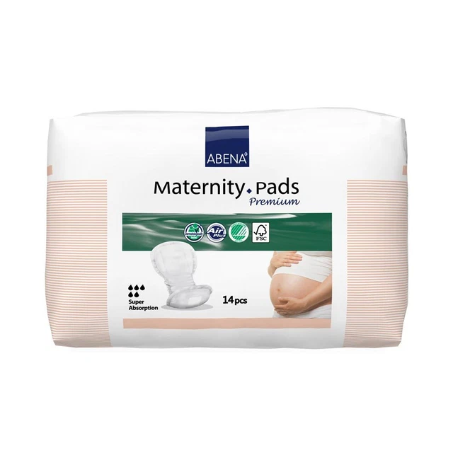 Abena Maternité Pad Super , 18 x 14 = 252 Pièce (1 Carton)