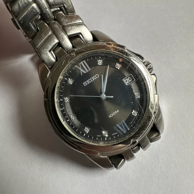 SEIKO 7N42-0AM0 GOLD Plated Quartz Watch (New Battery) $ - PicClick
