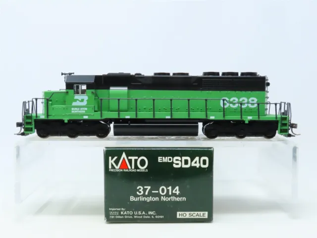 HO Scale KATO 37-014 BN Burlington Northern EMD SD40 Diesel Locomotive #6338