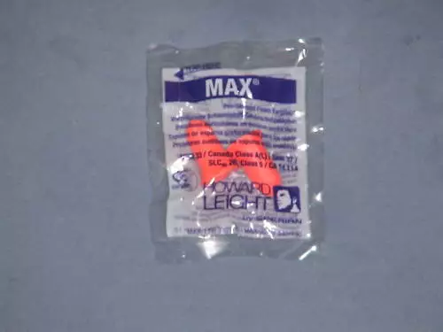 20 pr Howard Leight Max -1 sleep aid Ear Plugs earplugs
