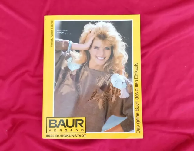 BAUR Katalog Herbst Winter 1987 / 1988 - vintage Versandhauskatalog #574