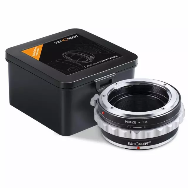 K&F Concept Lens Mount Adapter with Aperture Control Ring for Nikon to Fuji X US 2