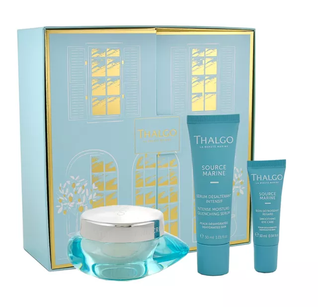 Thalgo Hydrating Melting Creme 50ml & Source Marine Serum 30ml &Eye Care 15ml