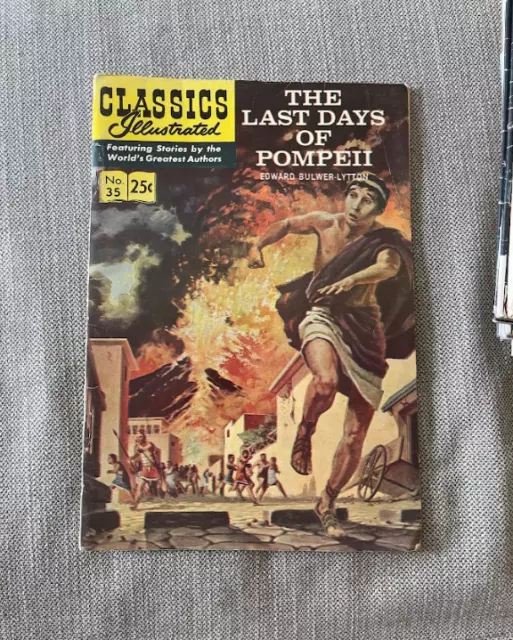 DCC: Classics Illustrated #35 The Last Days of Pompeii 1947/1970 F-VF